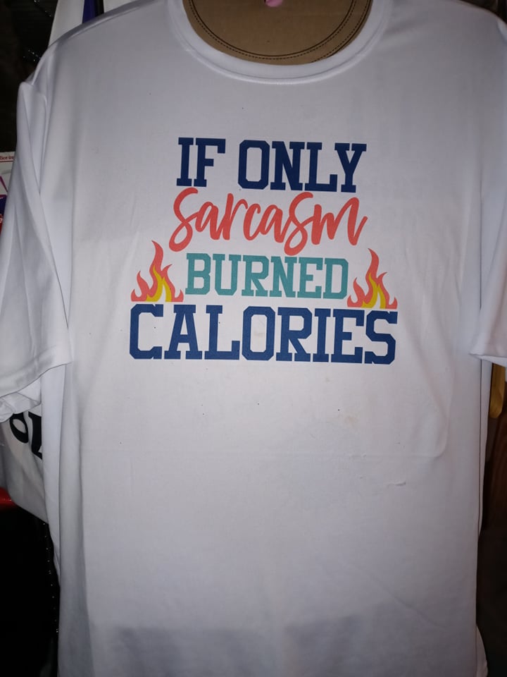If only SARCASM burned calories